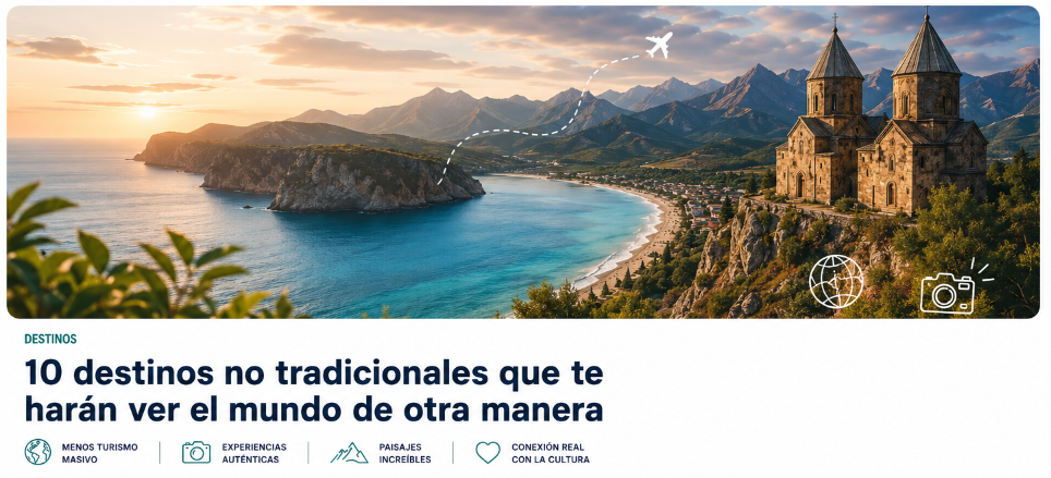 10 destinos no tradicionales que te harán ver el mundo de otra manera